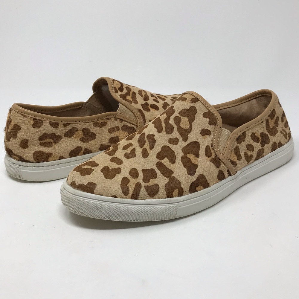 Calf Hair Cheetah print Slip on Loafers